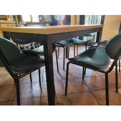 Tavolo da cucina 140 x 80 h.76,5 allungabile cm 180/220 nuovo art.02139 consegna gratuita-arredamentishop.it  Tempesta Offert...