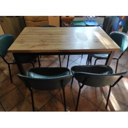 Tavolo da cucina 140 x 80 h.76,5 allungabile cm 180/220 nuovo art.02139 consegna gratuita-arredamentishop.it  Tempesta Offert...
