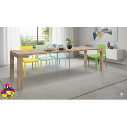 Consolle allungabile 3 metri cm 90x45h.76 aperta cm 90x300 nuova art.1876 consegna gratuita-arredamentishop.it  Tempesta Offe...