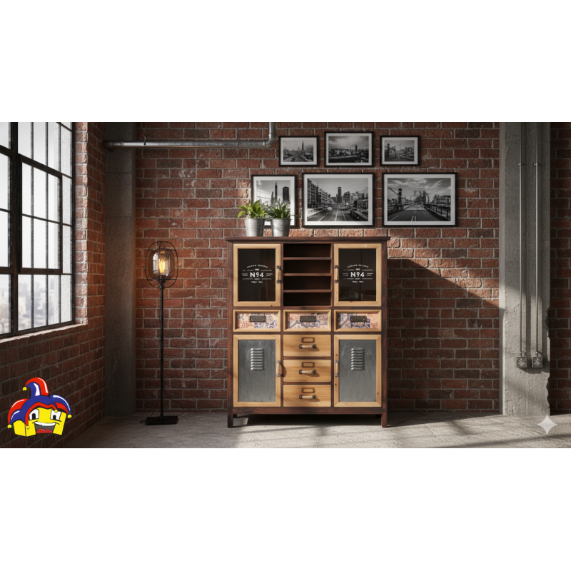 Mobile retrò cm 96x32h.110,5 nuovo art.15967 consegna gratuita-arredamentishop.it  AD TREND Offerte mobili 380,00 € 380,00 € ...