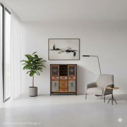 Mobile retrò cm 96x32h.110,5 nuovo art.15967 consegna gratuita-arredamentishop.it  AD TREND Offerte mobili 380,00 € 380,00 € ...