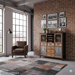 Mobile retrò cm 96x32h.110,5 nuovo art.15967 consegna gratuita-arredamentishop.it  AD TREND Offerte mobili 380,00 € 380,00 € ...