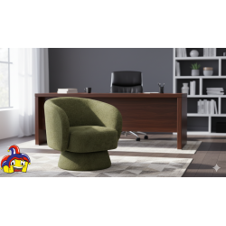 Poltrona girevole design verde cm 78x81h.77 nuova art.120338 consegna gratuita-arredamentishop.it  AD TREND Offerte mobili 26...