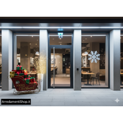 Slitta Babbo Natale ferro cm 120x60h.77,5 nuova art.115212 consegna gratuita-arredamentishop.it  AD TREND Offerte mobili 295,...