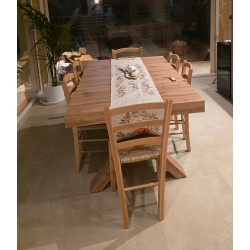 Tavolo con prolunghe cm 180x100h.76 allungabile cm 480 nuovo art.1684 consegna gratuita-arredamentishop.it  Tempesta Offerte ...