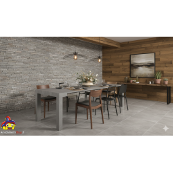 Consolle allungabile grigio 3 metri cm 90x45h.76 aperta cm 90x300 nuova art.1874 consegna gratuita-arredamentishop.it  Tempes...