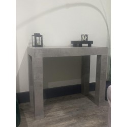 Consolle allungabile grigio 3 metri cm 90x45h.76 aperta cm 90x300 nuova art.1874 consegna gratuita-arredamentishop.it  Tempes...