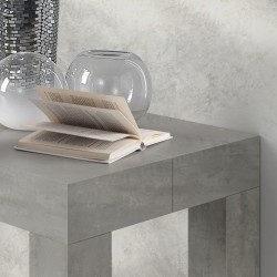 Consolle allungabile grigio 3 metri cm 90x45h.76 aperta cm 90x300 nuova art.1874 consegna gratuita-arredamentishop.it  Tempes...