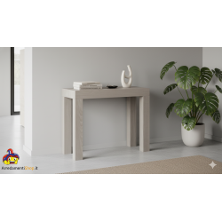 Consolle tavolo allungabile 3 metri cm 90x45h.76 aperta cm 90x300 nuova art.1877 consegna gratuita-arredamentishop.it  Tempes...