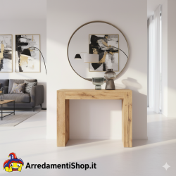 Consolle rustica allungabile cm 90x45h.76 aperta 3 metri nuova art.1881 consegna gratuita-arredamentishop.it  Tempesta Offert...