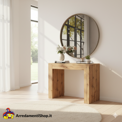 Consolle rustica allungabile cm 90x45h.76 aperta 3 metri nuova art.1881 consegna gratuita-arredamentishop.it  Tempesta Offert...