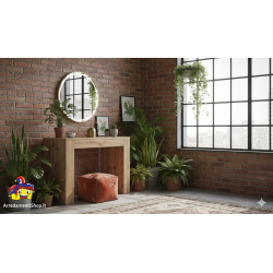 Consolle rustica allungabile cm 90x45h.76 aperta 3 metri nuova art.1881 consegna gratuita-arredamentishop.it  Tempesta Offert...