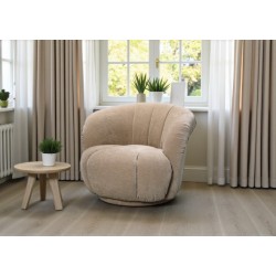 Poltrona japandi velluto beige cm 86x84h.70 nuova art.120324 consegna gratuita-arredamentishop.it  AD TREND Offerte mobili 32...