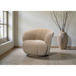 Poltrona japandi velluto beige cm 86x84h.70 nuova art.120324 consegna gratuita-arredamentishop.it  AD TREND Offerte mobili 32...