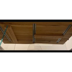 Tavolo rovere e vetro cm 180x90h.78 fisso nuovo art.813 consegna gratuita-arredamentishop.it  Tempesta Offerte mobili 545,00 ...