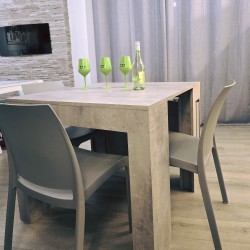 Sedie moderne grigie set 4 pezzi cm 48x48h.84 nuove art.2082 consegna gratuita-arredamentishop.it  Tempesta Offerte mobili 13...