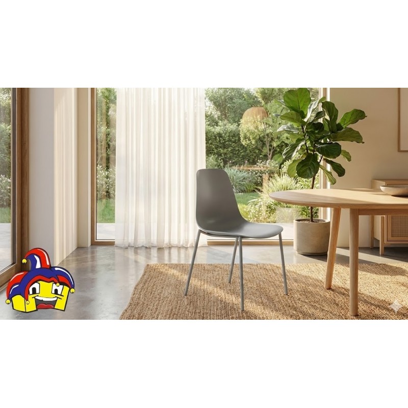 Sedie grigio chiaro set 4 pezzi nuove art.991 consegna gratuita-arredamentishop.it  Tempesta Offerte mobili 165,00 € 165,00 €...
