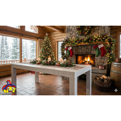 Tavolo allungabile frassino cm 160x90h.77 aperto cm 210/260 nuovo art.657 consegna gratuita-arredamentishop.it  Tempesta Offe...