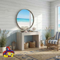 Consolle allungabile olmo perla cm 90x45h.76 aperta 3 metri nuova art.1938 consegna gratuita-arredamentishop.it  Tempesta Off...