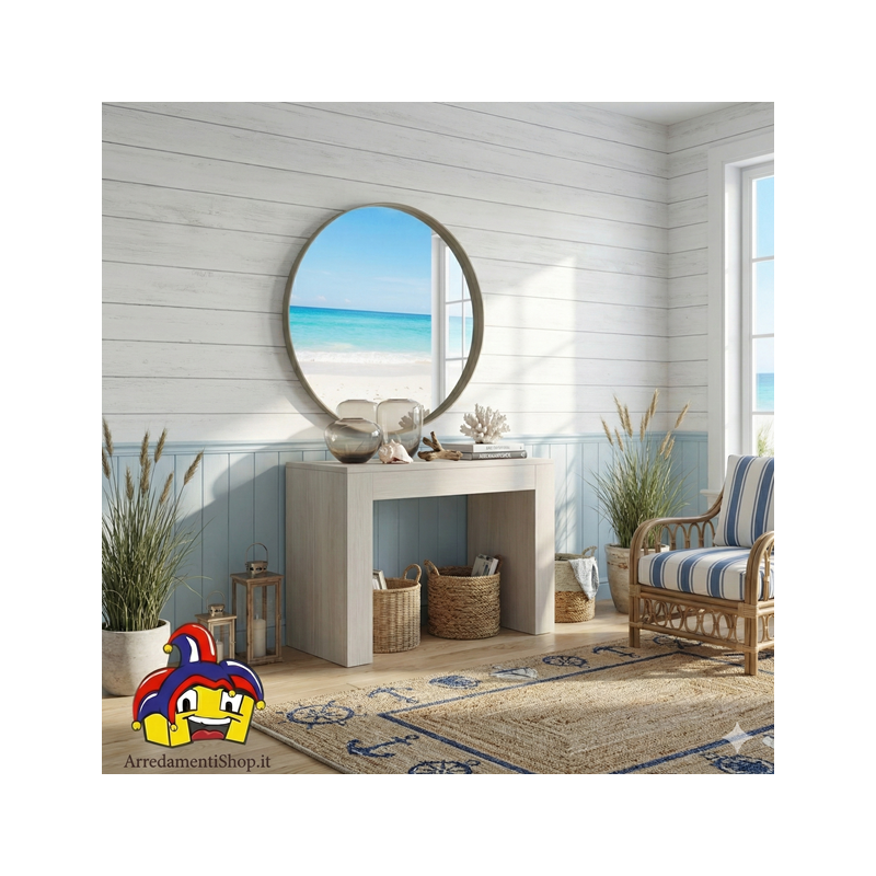 Consolle allungabile olmo perla cm 90x45h.76 aperta 3 metri nuova art.1938 consegna gratuita-arredamentishop.it  Tempesta Off...