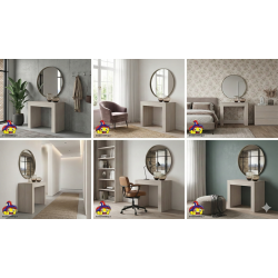 Consolle allungabile olmo perla cm 90x45h.76 aperta 3 metri nuova art.1938 consegna gratuita-arredamentishop.it  Tempesta Off...