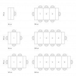 Consolle allungabile olmo perla cm 90x45h.76 aperta 3 metri nuova art.1938 consegna gratuita-arredamentishop.it  Tempesta Off...