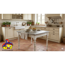 Tavolo 80 x 80 h.78 fisso legno shabby nuovo art.119309 consegna gratuita-arredamentishop.it  AD TREND Offerte mobili 110,00 ...