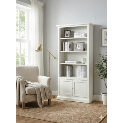 Libreria arte povera bianca montata cm 90x41h.186 nuova art.1386 consegna gratuita-arredamentishop.it  Tempesta Offerte mobil...