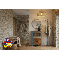 Mobile contenitore vintage montato cm 72,5x34h.143 nuovo art.119038 consegna gratuita-arredamentishop.it  AD TREND Offerte mo...